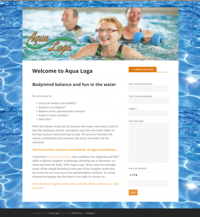 Aqua Loga - Website Design & Hosting